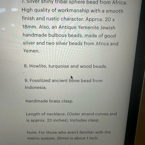 An Incredible Old Treasure Necklace 20% off price - Picture 7 of 8